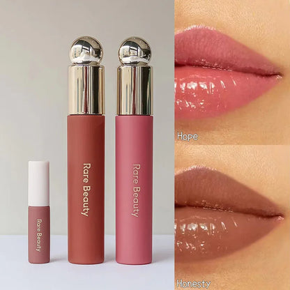 Olio labbra colorato Rare Beauty Soft Pinch, lucidalabbra, cosmetici per il trucco Delight Hope Happy, illuminante, fard per viso e occhi