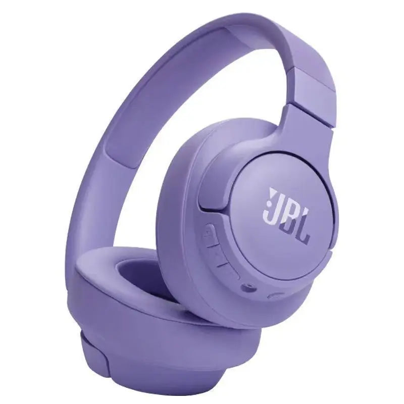 Cuffie wireless JBL Tune 720BT, modello on-ear, con tecnologia Bluetooth 5.0, cancellazione del rumore, ideali per il gaming e lo sport, con funzione vivavoce, 720 BT.