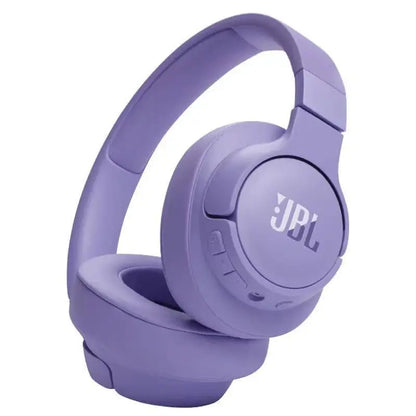 Cuffie wireless JBL Tune 720BT, modello on-ear, con tecnologia Bluetooth 5.0, cancellazione del rumore, ideali per il gaming e lo sport, con funzione vivavoce, 720 BT.