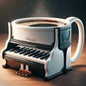 Nuovo unico strumento musicale tazza da caffè creativo 3D sassofono violino tazza nuove tazze tazza di latte regalo di fascia alta ornamenti per il desktop