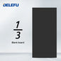 DELEFU Presa Italiana Fai-da-te con USB Tipo C, Interruttore Campanello, 45A 20A, per Tende, Telefono, CAT5, TV, HDMI, SAT, Nera