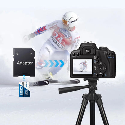 Scheda Micro SD Lenovo 1TB 512GB, scheda SD ad alta velocità 256GB 128GB, scheda TF UHS‑I, scheda di memoria impermeabile per dash cam, telecamere di videosorveglianza, Nintendo Switch.