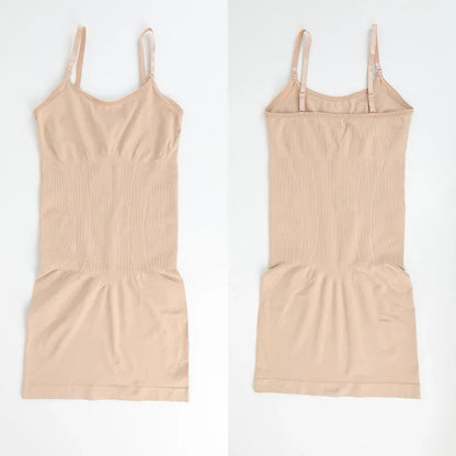 Intimo modellante da donna, slip completo, controllo della pancia, girocollo, mini sotto il vestito, modellante per il corpo liscio, nuova lingerie con spalline sottili