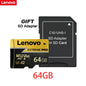 Scheda Micro SD Lenovo 1TB, Scheda di Memoria TF 256GB 512GB Classe 10 U3 A2 ad Alta Velocità per Registrazione Video 4K per Dash Cam, Fotocamera, Drone, Telefono