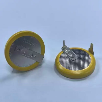 2-50 Pezzi LIR2025 2025 Batteria Ricaricabile con Pin a 90 Gradi per Chiavi Telecomando Auto
