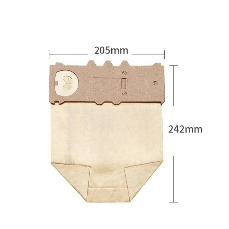 5/10 Sacchetti di Carta per la Polvere di Ricambio Compatibili con Aspirapolvere Vorwerk Kobold VK130 VK131, Parti di Ricambio