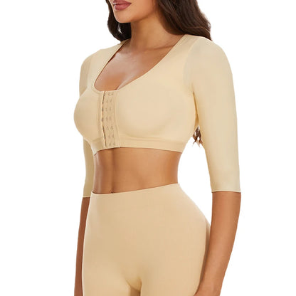 Shaper Top per le donne Flabby Braccia Compressione Post Chirurgia Chiusura frontale Reggiseno Canotta corta Shapewear Supporto per la schiena Body Shaper