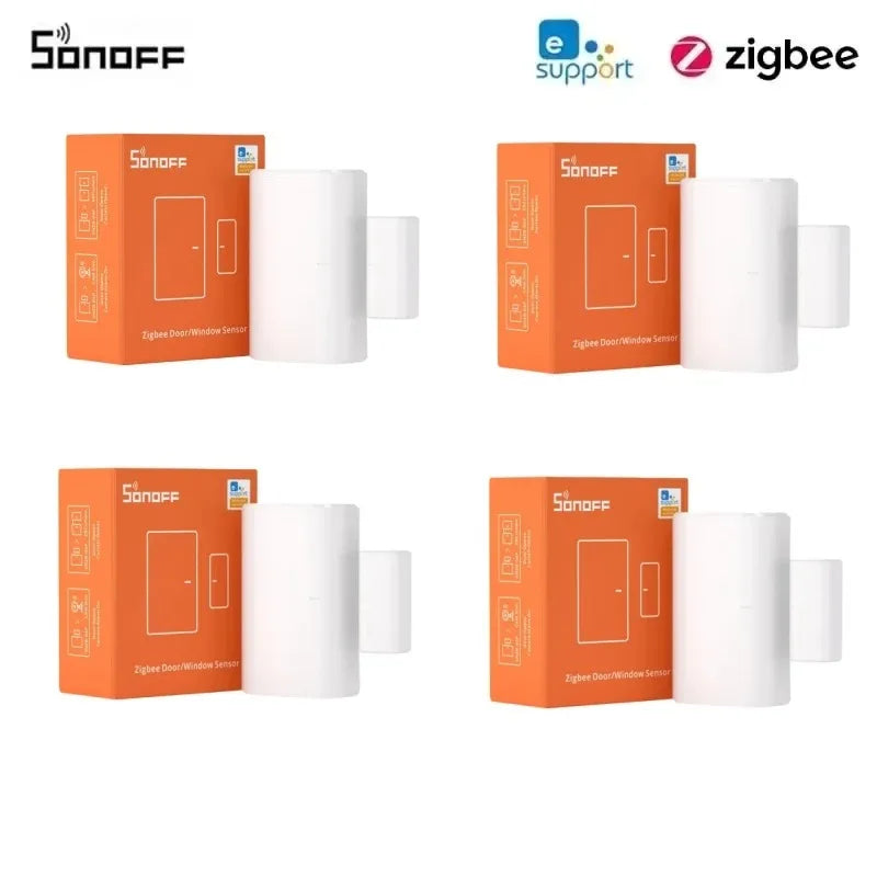 SONOFF SNZB-04P Sonoff Zigbee Sensore porta SNZB 04P Collegamento scena intelligente locale Avviso antimanomissione Sicurezza domestica Funziona con Alexa Google