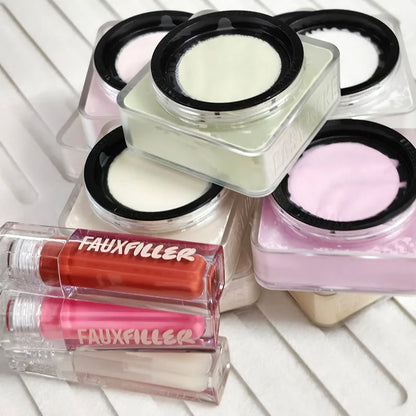 Novità: Polvere Libera per il Controllo dell'Olio, Rossetto Non Appiccicoso con Effetto Specchio, Idratante, Coco Posh Sugar Baby Bombshell Cosmetics
