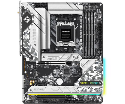 ASROCK X670E STEEL LEGEND X670 Scheda Madre AMD AM5 DDR5 Ryzen 7 7800X3D 9 7950X3D 7900X3D 5 7600X 9600X CPU PCIe 5.0 M.2 ATX