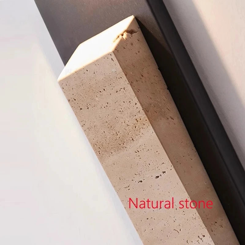 Lampada da Parete per Esterni in Pietra Naturale IP65 Resistente alle Intemperie, Illuminazione Impermeabile per Giardino, Portico, Balcone, Villa e Patio
