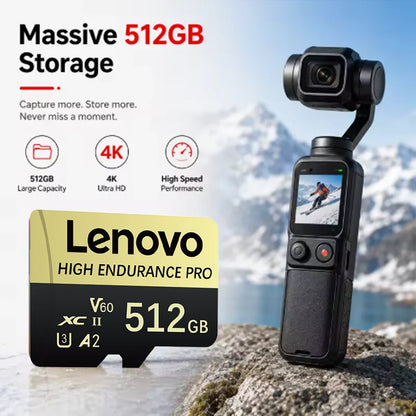 Scheda di Memoria Micro SD TF Card A2 V60 U3 1024GB 128GB 256GB 512GB 4K per Drone DJI, Pocket, GoPro e Action Camera