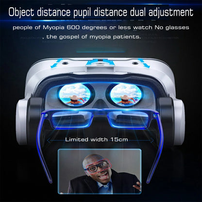 Shinecon occhiali VR per realtà virtuale cuffie 3D dispositivo Viar lenti per casco intelligente occhiali per cuffie per Smartphone cellulare