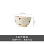 Set di stoviglie in ceramica a forma di cuore, piatto piano, insalatiera di riso, tazza da caffè, amore giapponese, regalo caldo per San Valentino