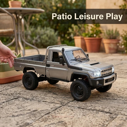 MN82 Pickup 4WD Off-Road PRO Aggiornato, Auto RC in Scala 1:12 con Fari, Giocattolo Telecomandato 2.4G, Regalo per Bambini, Gioco all'Aperto