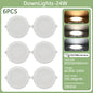 6Pack 24W 17W 14W 10W 6W Bianco Rotondo Da Incasso Led Da Incasso Luce di Pannello 110V 220V Caldo Freddo illuminazione Foyer Studio Casa Interno