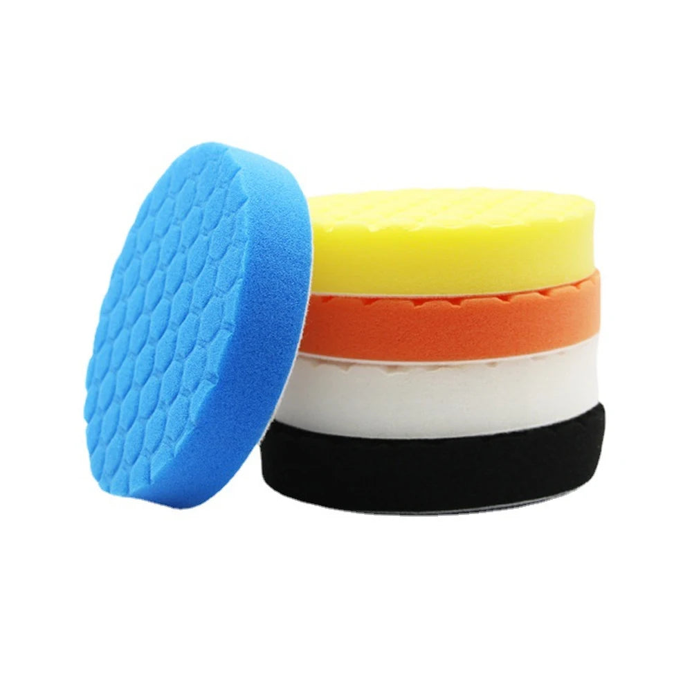 Kit di 5-39 Pezzi di Tamponi in Spugna per Lucidatura Auto, Tamponi in Schiuma da 3/4/5/6/7 Pollici per Lucidatrice, Tamponi per Ceratura Auto, Rimuove Graffi