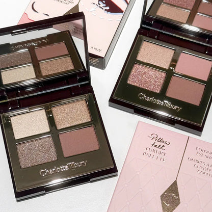 Palette Ombretti Charlotte Tilbury 4 Colori 5.2g Pillow Talk Naturale Facile da Applicare Fondotinta Ombretto Cosmetici