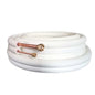 2/3/4/5/7 metri condizionatore d'aria tubo di rame bobina 1/4 ''1/2" schiuma isolata estensione refrigerante con dadi per 6x12 1.5-2HP