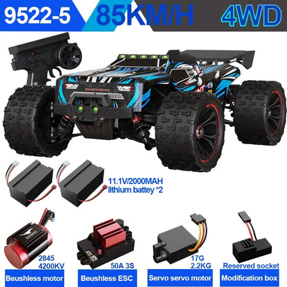 SCY9522PRO Auto RC ad alta velocità 85 km/h, brushless, 4WD, da fuoristrada e drift, telecomandata, 1:16, auto da corsa professionale SCY9522 50 km/h