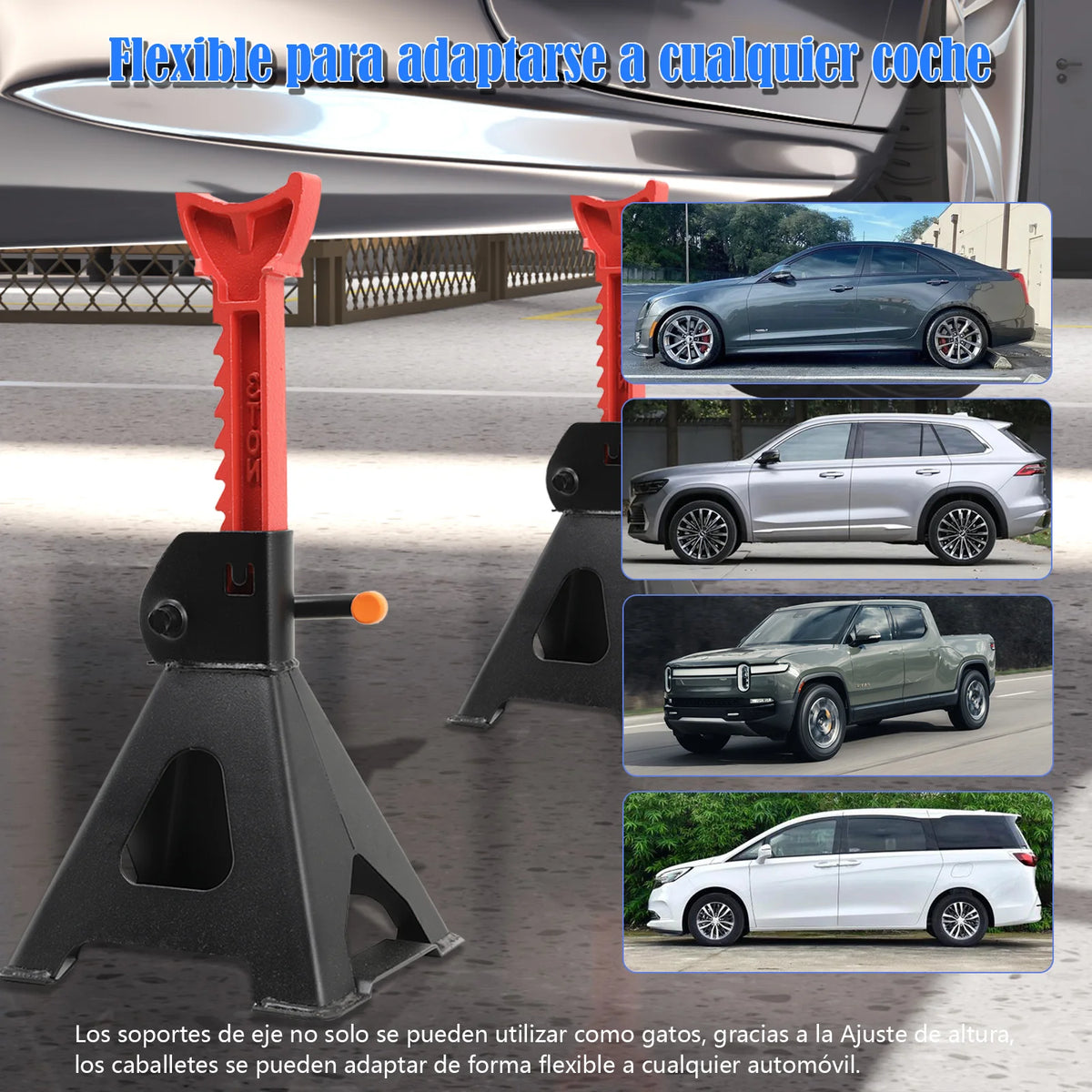 4 supporti per sollevamento ruote auto, 3 tonnellate, cavalletti di sicurezza per riparazioni auto, staffa di supporto per pneumatici, telaio di supporto