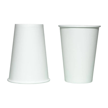 Bicchieri di carta usa e getta da 50/500/1000 pezzi, 210 ml, bicchieri di carta monocolore, bicchieri di carta per caffè e latte, bicchieri di carta per bevande calde, articoli per feste