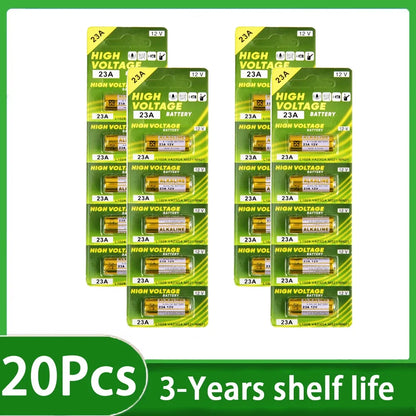 Batteria 12V 23A 23GA A23S E23A EL12 MN21 V23GA GP23A LRV08 per campanello, telecomando, giocattolo elettrico, pacco batterie alcaline A23