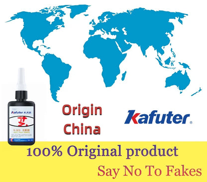 Kafuter K300 K302 K303 K306 Colla Acrilica UV per Vetro, Metallo, Plastica ABS - Adesivo Trasparente ad Alta Tenuta