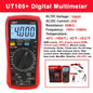 Multimetro Automobilistico UNI-T UT105+ UT107 PLUS, Tester per Batterie Auto UT673A UT675A, Misuratore di Spessore Rivestimenti UT343A UT343D