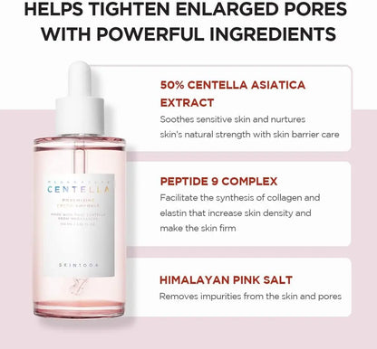 Skin1004 madagascar centella poremizing fresh ampoule | With centella asiatica extract and himalayan pink salt