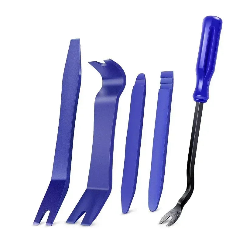 Kit di attrezzi per smontaggio auto iLMH, kit in plastica per rimozione pannelli, clip, finiture, radio, cruscotto, audio, attrezzi per installazione e riparazione