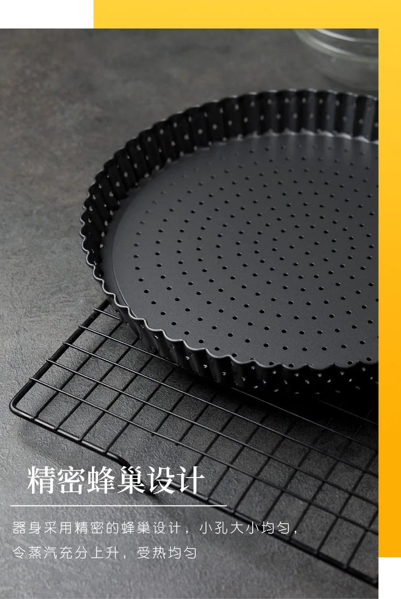 5/8/9 pollici Tortiera Perforata PIZZA Pan Antiaderente Torta Alla Frutta Stampi Per Torte Teglia Fondo Teglia Da Forno Bakeware Strumenti