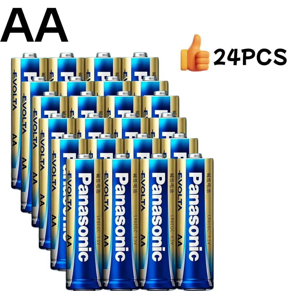 Batterie alcaline Panasonic 1,5 V AA AAA per serrature intelligenti, LR6 LR03, da 4 a 40 pezzi, durata 10 anni, antigoccia, alta durata