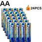 Batterie alcaline Panasonic 1,5 V AA AAA per serrature intelligenti, LR6 LR03, da 4 a 40 pezzi, durata 10 anni, antigoccia, alta durata