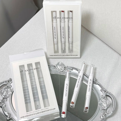 Set di lucidalabbra al gusto di frutta della marca Elf, con fragranze di menta e cioccolato, mango e anguria, balsamo labbra idratante a lunga tenuta, cosmetici per labbra.