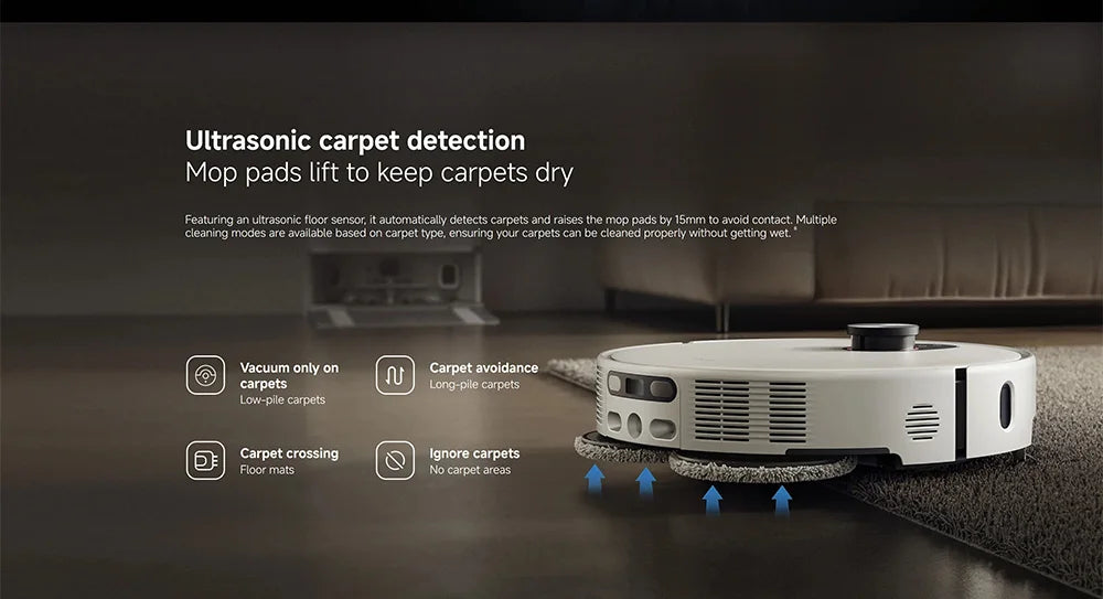 Versione Globale Xiaomi Robot Vacuum 5 Pro Video HD Chiamate Unidirezionali Aspirazione 20000Pa Aspirapolvere Anti-groviglio Senza Problemi Stazione Base Autopulente Mop Estensibile e Spazzola Laterale Controllo Intelligente