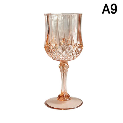 1Pc 220ml Bicchieri Da Vino Del Partito di Plastica Calice di Champagne Cocktail Flauti Tazza Calice di Birra Tazze di Whisky per Banchetti Matrimonio Tostatura