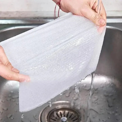 500/50pcs Cucina Riutilizzabile Stracci Usa E Getta Panni di Pulizia Non Tessuti Lavaggio Strofinacci Straccio Asciugamani di Stoffa Pad Antiaderente