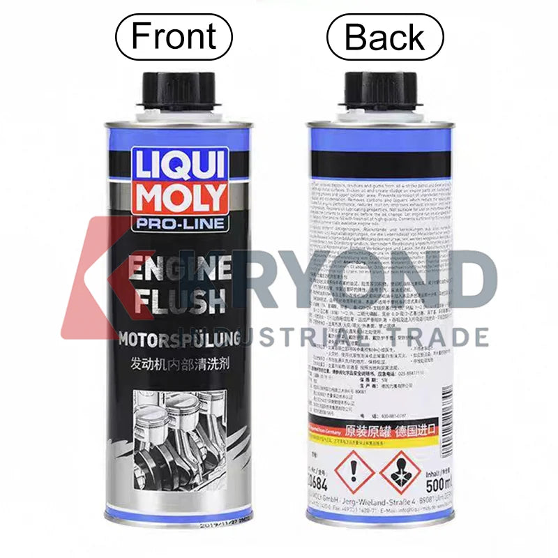 LIQUI MOLY Engine Flush 500ml – Detergente professionale per cambio pre-olio, riduce l'usura e rimuove i contaminanti dei residui di carbonio