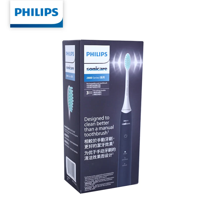 Nuovo Spazzolino Elettrico Philips Sonicare S2 HX2418, 31000 VPM, Ricaricabile con Modalità Fresh, Setole Morbide, 30 Giorni di Autonomia