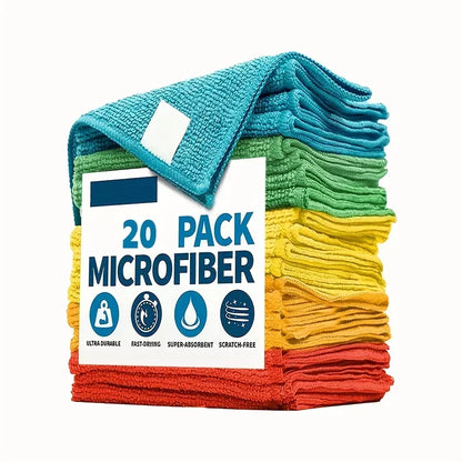 10/5/3 pezzi Panno per pulizia in microfibra, Panno per lavare i piatti Straccio per la casa Cucina Asciugamano per la pulizia del bagno Asciugamano assorbente durevole