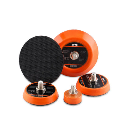 (Vendita singola) SPTA 1/2/3 pollici M6 5/16 "-24 filettatura bordo morbido supporto placcato Pad Hook Loop per trapano orbitale RO Power Tools