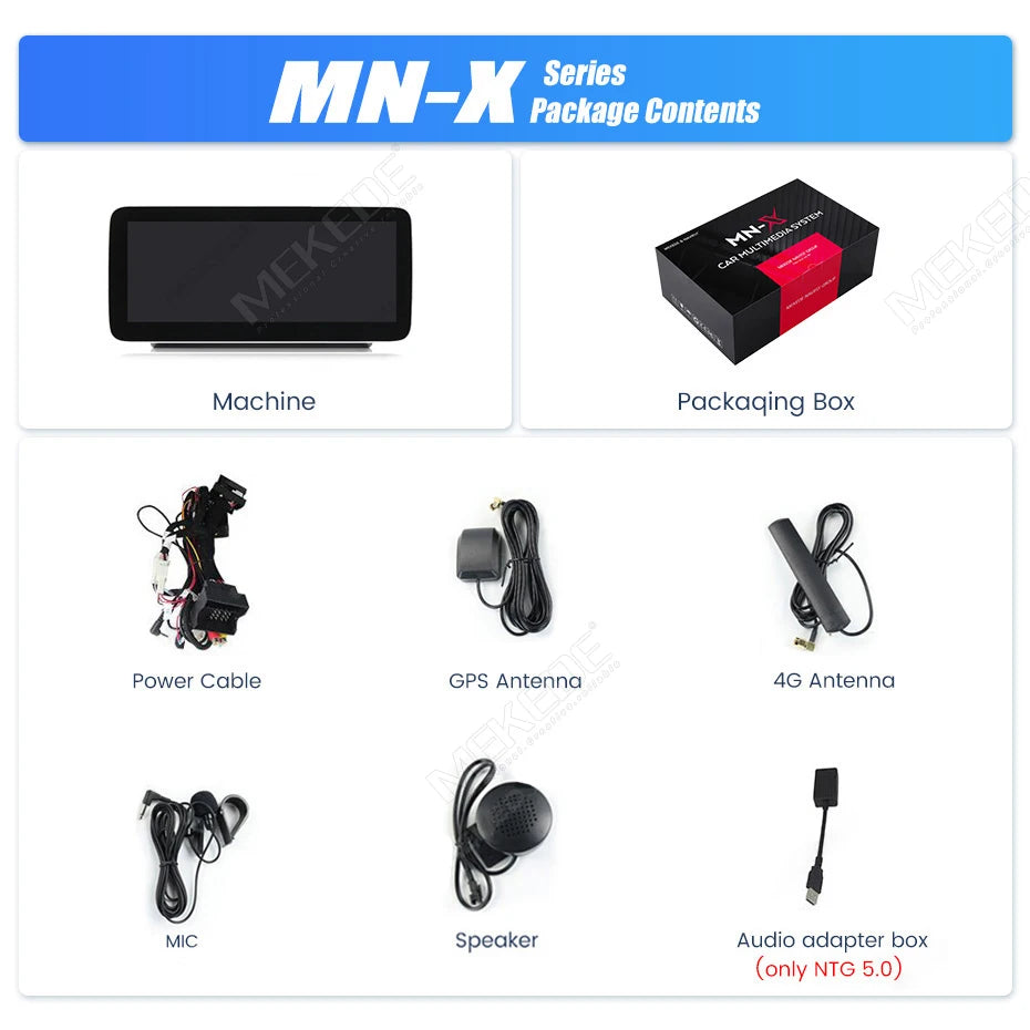 Mekede, autoradio Android 15 con schermo touchscreen da 10,25 pollici, CarPlay wireless, sistema multimediale per auto, compatibile con Mercedes Benz Classe C W205 S205 (2014-2018), navigazione GPS, schermo per la visualizzaz