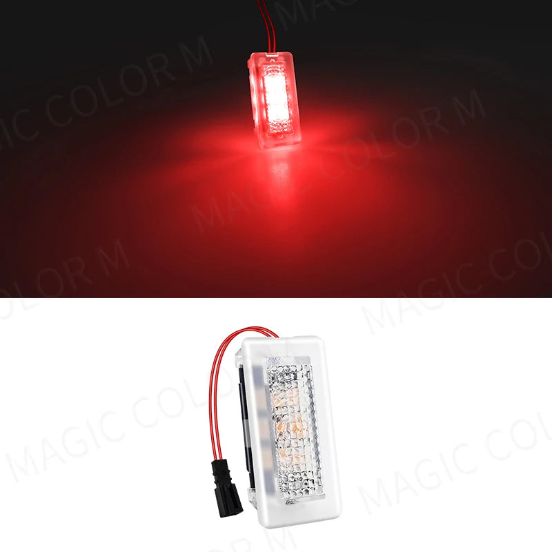 Luci per pozzetti a LED per auto per Tesla Model 3 YSX Illuminazione a LED per interni ultraluminosi Lampada decorativa per pozzanghera per porta da pavimento