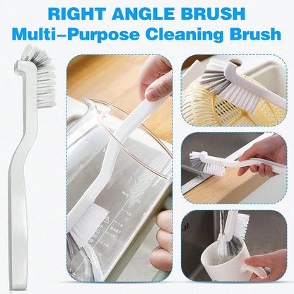 Set di 8/9 Spazzole per Pulizia Fessure, Accessori Multiuso a Setole Rigide per Cucina, Bagno, Angoli, Fughe, Lavandino