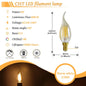 10 Lampadine LED E27 E14 B22 Stile Industriale Vintage, Retro Edison 8W 4W 6W 220V per Lampade a Filamento Incandescenti Edison