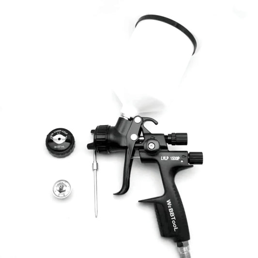 LVLP 1500P Pro Pistola a spruzzo per vernice di alta qualità Strumento di spruzzo per auto Pistola a spruzzo ad aria Ugello da 1,3/1,7 mm Pistola a spruzzo professionale