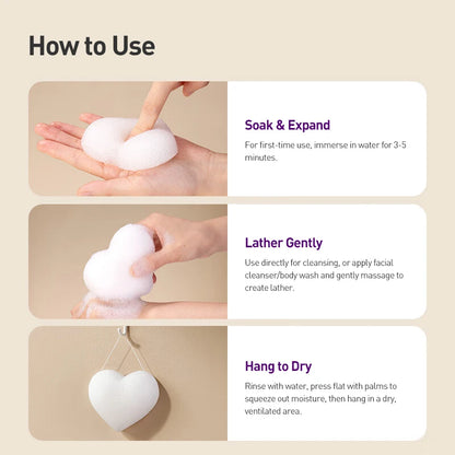 Philips AVENT Spugna da Bagno per Neonati in Konjac, Materiale Vegetale Naturale, Spugna Morbida per la Pulizia della Pelle Delicata dei Neonati