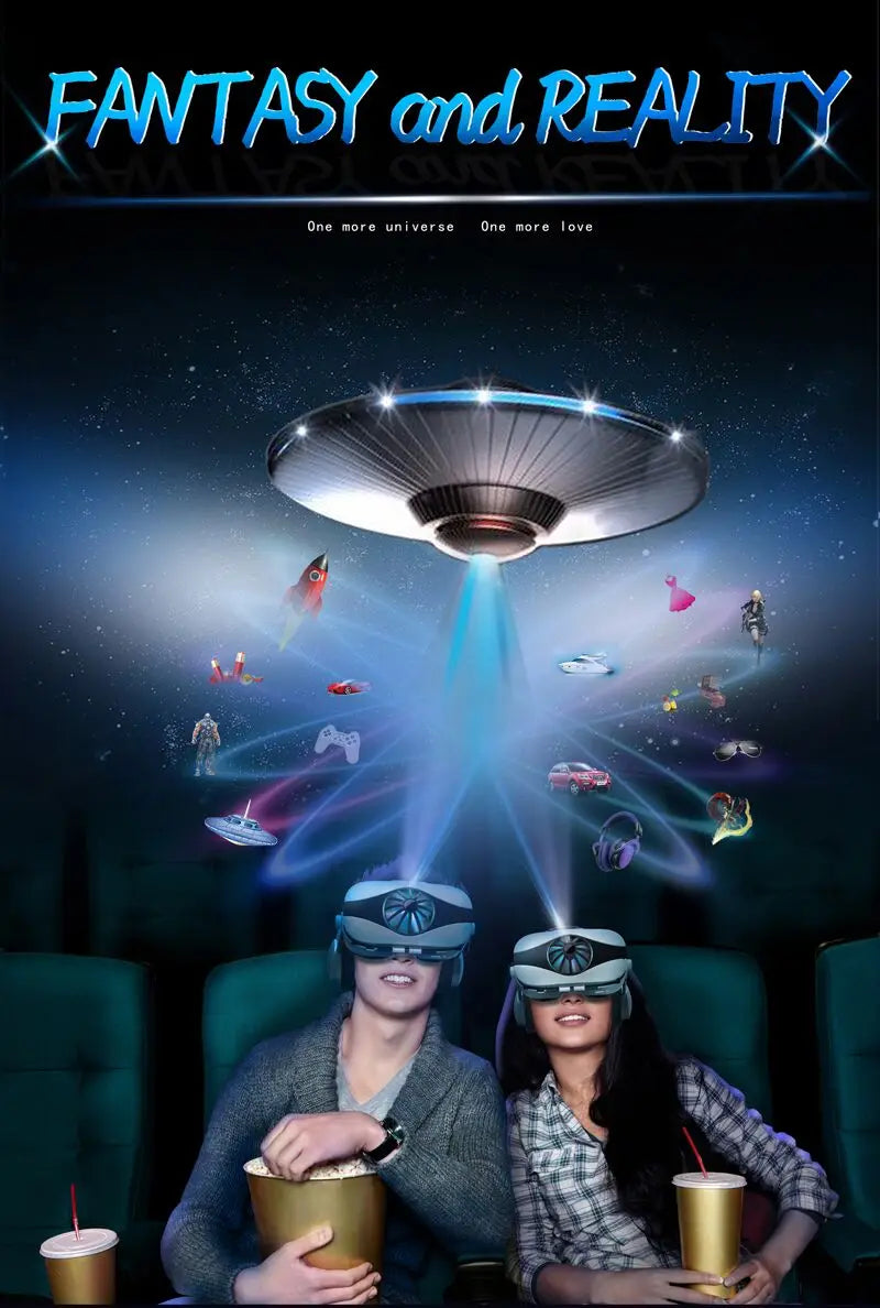 Shinecon occhiali VR per realtà virtuale cuffie 3D dispositivo Viar lenti per casco intelligente occhiali per cuffie per Smartphone cellulare