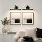 Lampada per Quadri da Parete Nera Ricaricabile Senza Fili con Telecomando, Luce LED Magnetica per Dipinti con Display a Colori